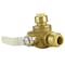 Apollo 1/2 in. Brass Push-To-Connect 3-Way Ball Valve FSBBV312 - alternate 7